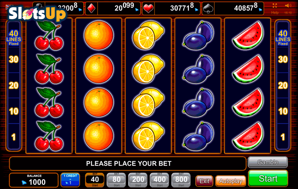 The fruit theme of slots